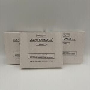Clean Skin Club Clean Towels Dermatologist Approved Face Towels Bio Based XL 3BX